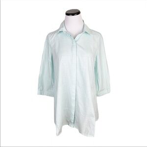 ZAC & Rachel Striped Button Front Shirt